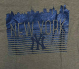 New York Yankees Women's MLB Crew Neck T-Shirt Small Gray
