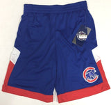 Chicago Cubs MLB Boy's Dri Fit Logo Shorts Blue/Red L 12/14