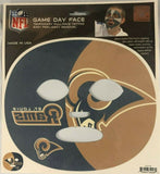 ST. LOUIS RAMS NFL GAME DAY TEMPORARY FACE TATTOO