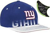 Reebok New York Giants Sideline Player Pro Shape Flat Brim Flex Hat L/XL