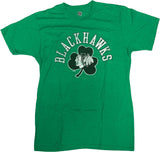Chicago Blackhawks Men's St.Patricks Day Short Sleeve T-Shirt Medium Green