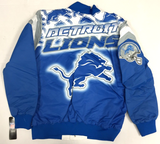 NFL Detroit Lions Men's Command Sublime Varsity Jacket LARGE