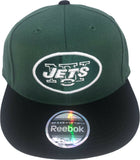 Reebok NY Jets Men's Flex Fit Flat Bill Hat S/M 6 7/8-7 1/4