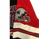 GIII New England Patriots Men's Full Zip Leather Jacket NWT 2X