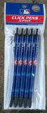 MLB Team Click Pens - 5 pack - Texas Rangers Black Ink Official Licensed