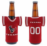 NFL Houston Texans Neoprene Bottle Jersey Cooler Set of 2