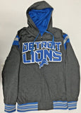 Detroit Lions NFL G-III NFL Men's Reversible Hooded Full Zip Jacket LARGE