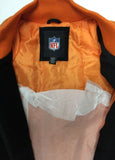 GIII Denver Broncos NFL Men's Full Zip Suede Leather Jacket NWT X-LARGE
