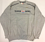 Reebok Super Bowl XLI Men's Gray Crewneck Embroidered Sweatshirt XL