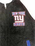 GIII New York Giants Men's Full Zip Leather Jacket NWT