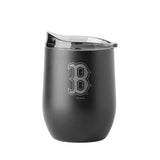 Boston Red Sox 16oz Etch Black Powder Coat Curved Beverage BLACK