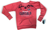 Washington Capitals Womens Lace Up Sweatshirt Red Medium 8/10